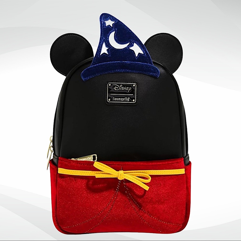 Loungefly Disney Mickey Mouse Sorcerer Figural Light-Up Mini Backpack